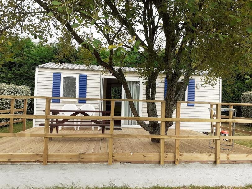Les Mobile Home De Kerroyal Garlan Exterior photo