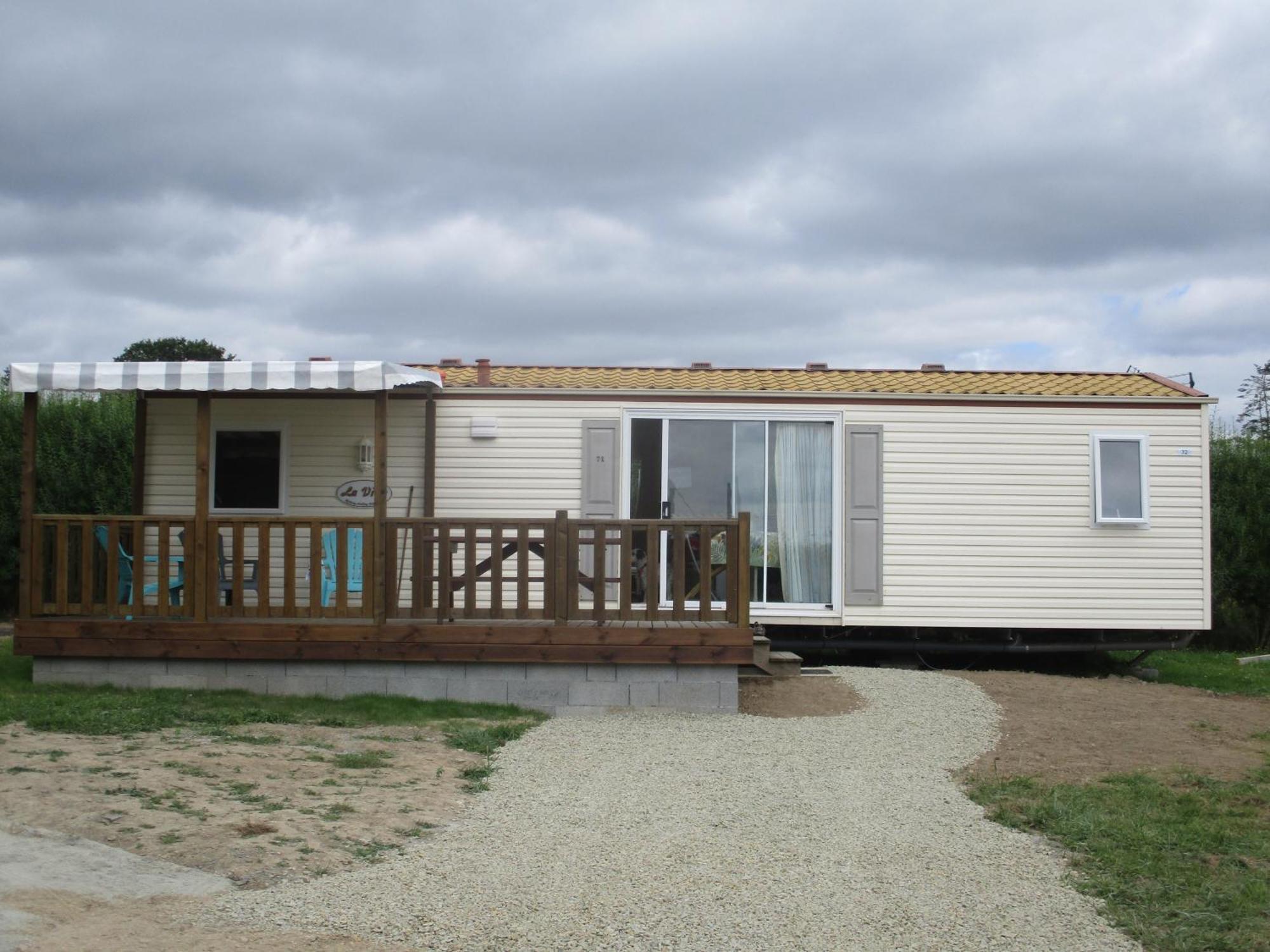 Les Mobile Home De Kerroyal Garlan Exterior photo
